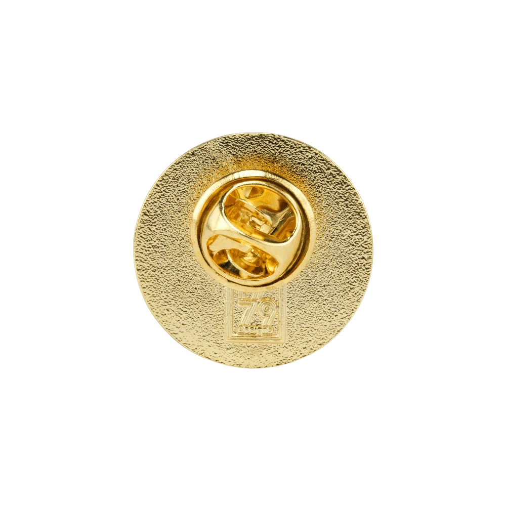 Gold Logo Enamel Pin - Image 2